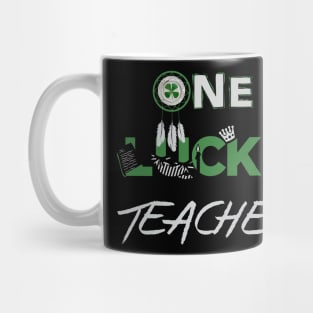 One Lucky Teacher Matching St Patricks Day Mug